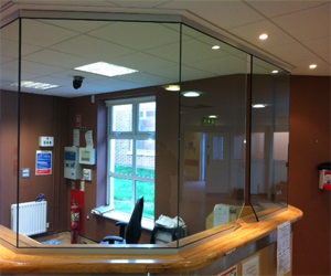 Reception and Glass Counter Security