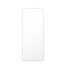 Metallic Gold Framed stadium style wall mirror.
